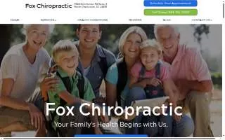 Fox Chiropractic of North Charleston website