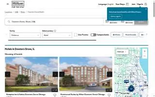 Hampton Inn & Suites Downers Grove Chicago website