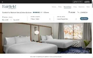 Fairfield Inn & Suites Kokomo website
