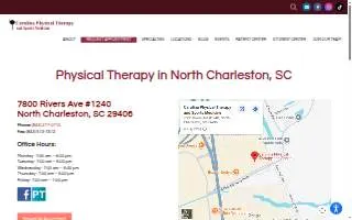 Carolina Physical Therapy and Sports Medicine of North Charleston website