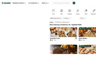 Cater Haven website