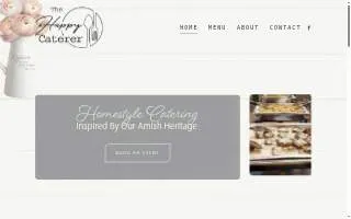 The Happy Caterer website