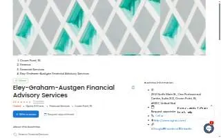 Eley-Graham-Austgen Financial Advisory Services website