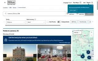 Hampton Inn Lawrence website