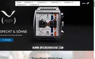 Specht Construction website