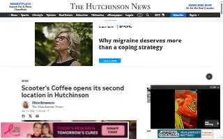 Scooter's Coffee of Hutchinson website