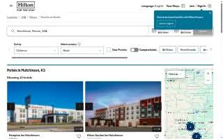 Hampton Inn Hutchinson website
