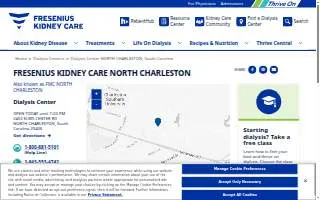 Fresenius Kidney Care North Charleston website
