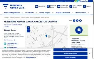 Fresenius Kidney Care Charleston County website
