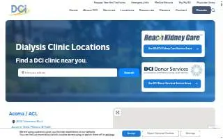 Dialysis Clinic, Inc. of Mt Pleasant website