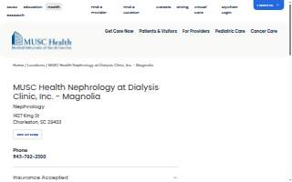 MUSC Health Nephrology at Dialysis Clinic, Inc. - Magnolia