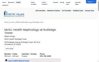 MUSC Health Nephrology at Rutledge Tower