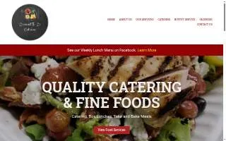 Gourmet To-Go Catering website
