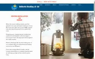 Roberts Heating and Cooling of Covington website