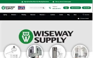 Wiseway Supply Frankfort website