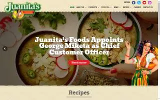 Juanitas Beauty Salon website