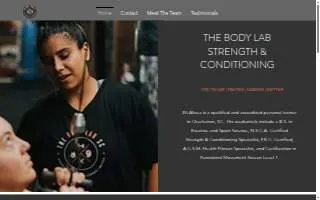 The Body Lab Strength & Conditioning website