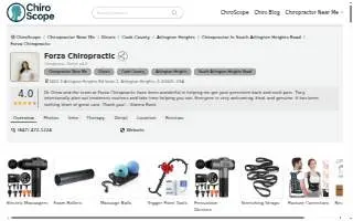 Forza Chiropractic - Arlington Heights website