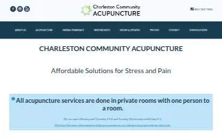Charleston Community Acupuncture website