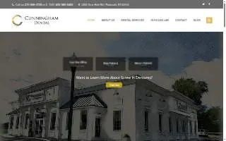 Cunningham Dental website