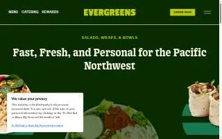 Evergreens website