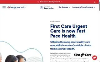 Fast Pace Health Urgent Care - Danville - KY website