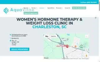 Aqua Vitae - North Charleston, SC - Hormone Therapy & Weight Loss Clinic website