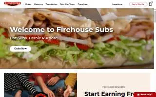 Firehouse Subs Lake in the Hills website