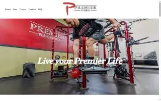 Premier Fitness of Metairie website