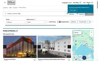 DoubleTree by Hilton Hotel New Orleans Airport of Metairie website