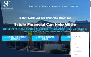 Scipio Financial - Financial Advisor: Terry Scipio website
