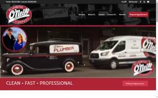 O'Neill Plumbing Services L.L.C. website
