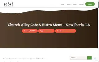 Church Alley Cafe & Bistro website