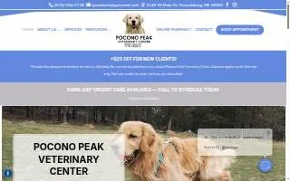 Veterinary Care Center of Central website