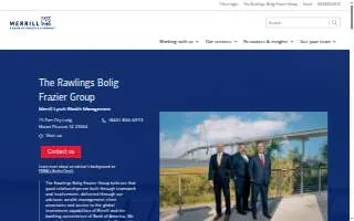 Merrill Lynch Financial Advisor Christopher Bolig website