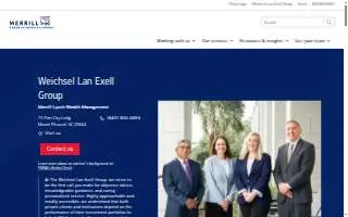 Merrill Lynch Financial Advisor Kirk Weichsel website