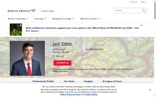 Bank of America Private Client Advisor John Gibbs
