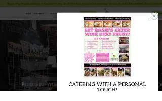 Rosie's Café website