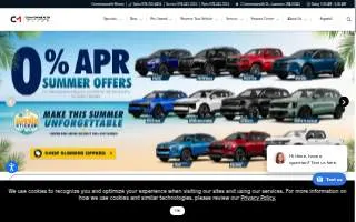 Commonwealth Motors website
