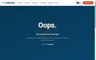 My Dental - Somerville website