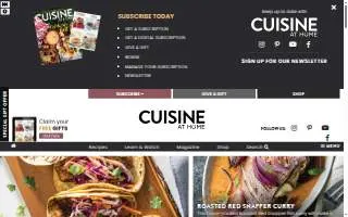Cuisine en Locale website