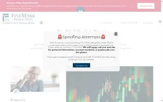 FineMark Bank & Trust, a division of Commerce Bank website