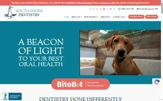 South Shore Dentistry of Weymouth website