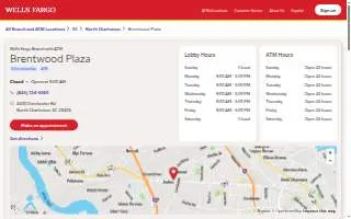 Wells Fargo Bank of North Charleston website