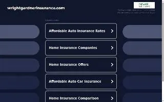 Wright-Gardner Insurance website