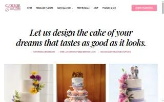 Cake Art of Salisbury website