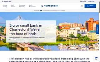 First Horizon Bank - Mount Pleasant, SC - Johnnie Dodds Blvd website