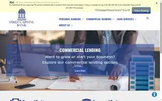 First Capital Bank of Summerville website