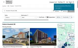 Hampton Inn & Suites Glenarden/Washington DC website