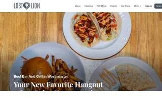 Lost Lion website